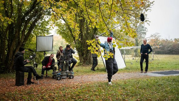 Filmdreh im Freien