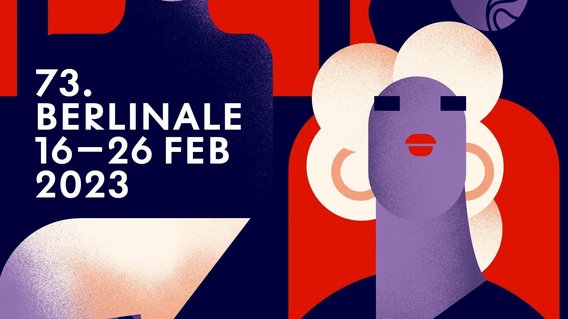 Plakatmotiv (Detail) der Berlinale 2023