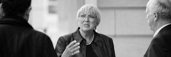 Claudia Roth im Gespräch