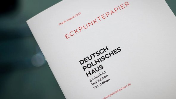 Abbildung des Eckpunktepapiers für das „Deutsch-Polnische Haus“ 