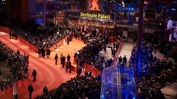 Roter Teppich vor dem Berlinale-Palast