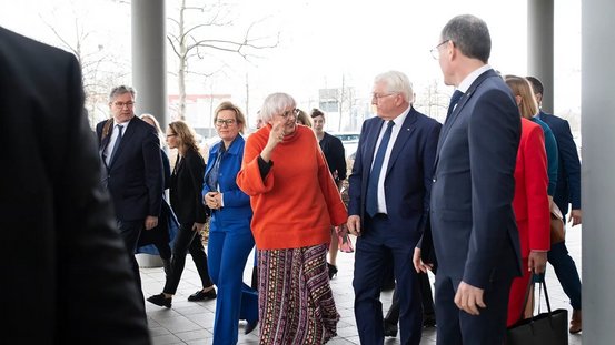 Kulturstaatsministerin Roth tauscht sich mit Bundespräsident Frank-Walter Steinmeier aus